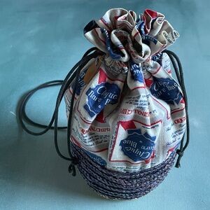 Chipie Vintage 90s Drawstring Pouch Bag Purse